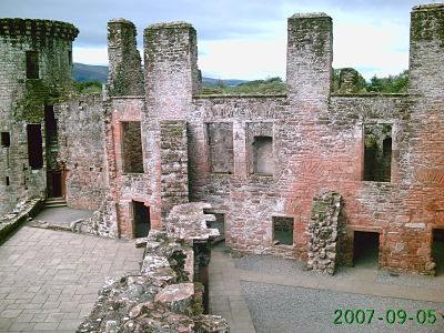 Caerlaverock Castle - Internal Courtyard