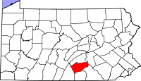 Cumberland County highlighted